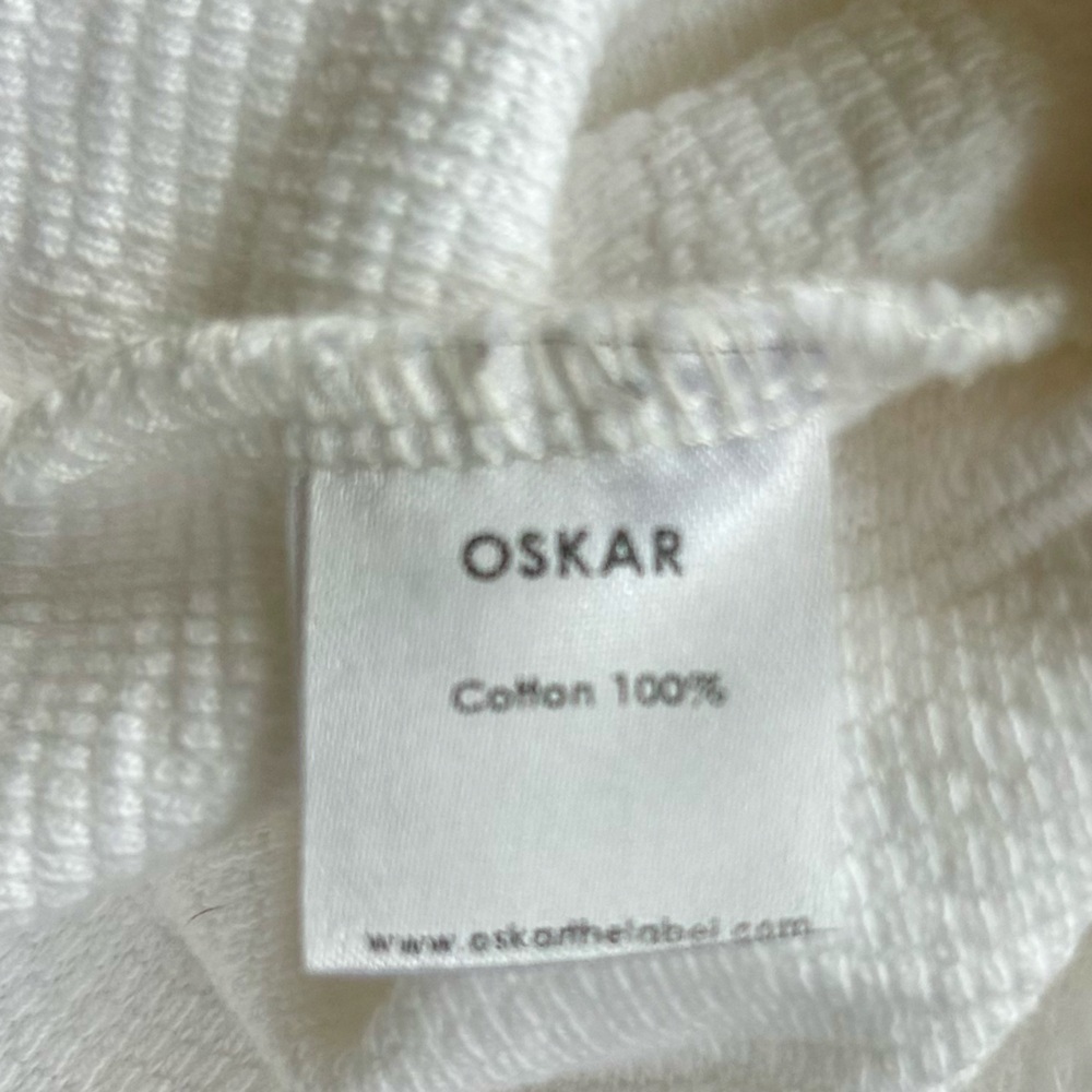 OSKAR THE LABEL Textured High Neck Tank Top Basic Minimalist Quiet Luxury Sz XS - Picture 10 of 11